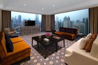 Panoramic view, artistic luxury residence.
