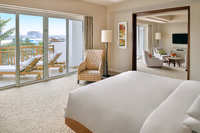 Lagoon-facing elegant suite.