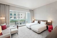 Spacious city-view rooms, king bed