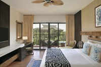 King room, amenities, view.