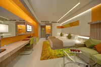 King or Twin Beds with Amenities.