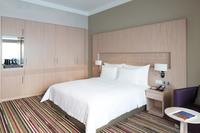 Luxury bed, high-tech amenities, snacks.