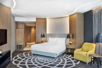 Spacious Junior Suite with city views.