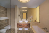 Balcony, limited view, king beds.