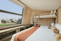 Enhanced cabin with panoramic comfort.