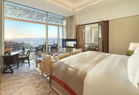 Modern luxury with Arabian influence.