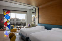 City view, spacious room, luxurious.