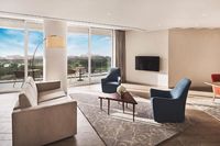King bed, balcony, & separate living area