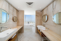 Versatile design for hosting events, spacious.