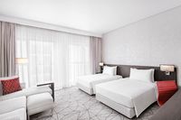 Spacious, cozy room with luxurious comfort.