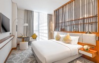 Deluxe room with king or twin beds.