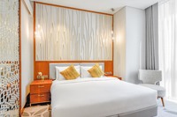 Deluxe suite with king bed.
