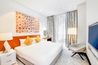 Dubai suite with king bed.