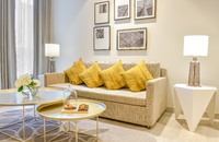 Dubai suite with king bed.