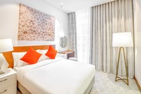 Grand suite with two king beds and two singles.