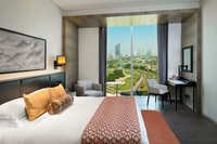 Elegant suite with exclusive lounge.