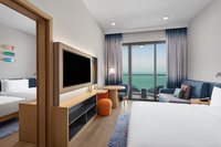 Spacious family room, Island view.