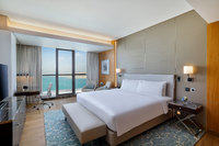 Bright and spacious suite with sea view.