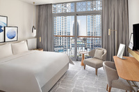 King Bed with Amenities.