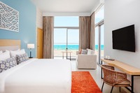 One sofa bed, cable TV, and  panoramic sea view.