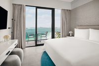 Spacious family rooms with balconies.