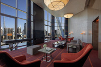 Spacious penthouse with stunning views.