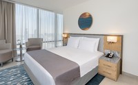 High floors, 3 adults, minibar.