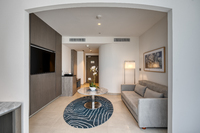 High floors, 3 adults, minibar.