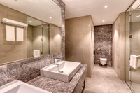 High floors, 3 adults, minibar.