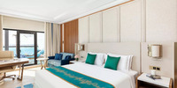 Luxurious suite with sea view.