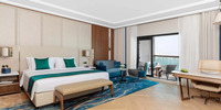 Spacious sea view family room.