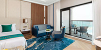 Spacious sea view family room.