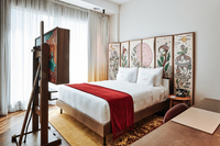 Spacious suite with romantic charm.