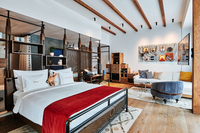 Spacious, creative, relaxing oasis suite.         