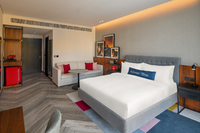 Spacious connecting rooms for families.