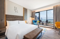Luxurious king room with balcony.