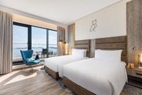 Luxurious king room with balcony.