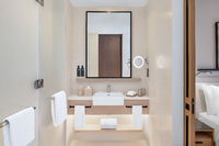 Vibrant Deluxe Room, stunning Marina views.
