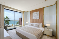 Ocean-view suite, spacious balcony, VIP amenities