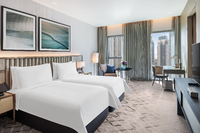 Stylish city-view room.