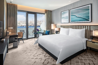 Spacious creek-view room.