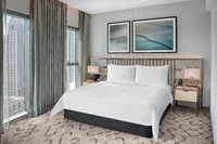 Spacious suite with balcony.