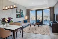 Luxurious creek-view skyline suite.