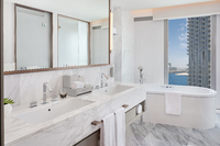 Luxurious creek-view skyline suite.