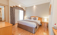 Suite with kettle, soundproofing, bathrobe.