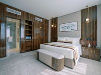 Two bedrooms with king-bed size and a sofa bed