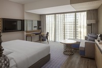 Elegant rooms with city or creek views.