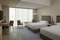 Elegant rooms with city or creek views.