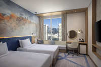 Twin beds, no balcony available