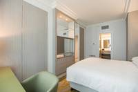 King Bed with Amenities.